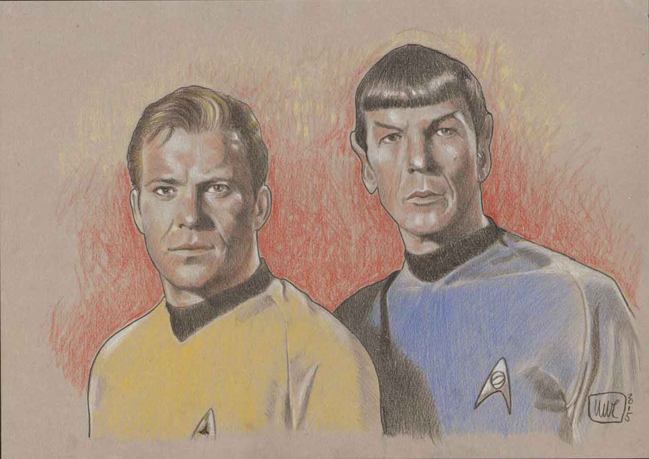 Cpt. Kirk and Mr. Spock